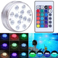 Kit de 4 iluminación RGB para piscinas - Inalámbrico con control remoto